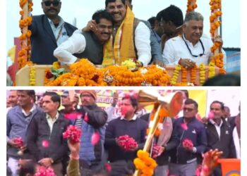 शाजापुर सचिव संगठन द्वारा मुख्यमंत्री डॉ मोहन यादव को त्रिशूल भेंट कर आत्मीयस्वागत..!  “जिला अध्यक्ष लक्ष्मण सिंह पवार ने माना विधायक घनश्याम चंद्रवंशी का आभार..।