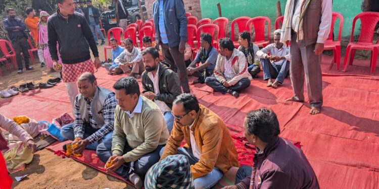 बड़वारा विधायक ने बनाने वाली सड़क का भूमिपूजन