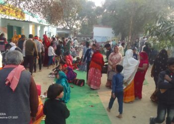 विशाल भंडारे के साथ कथा का हुआ समापन श्रीमद्भागवत कथा के अंतिम दिन कलियुग आगमन की कथा सुन श्रोता हुए सशंकित चहनिया चन्दौली।
