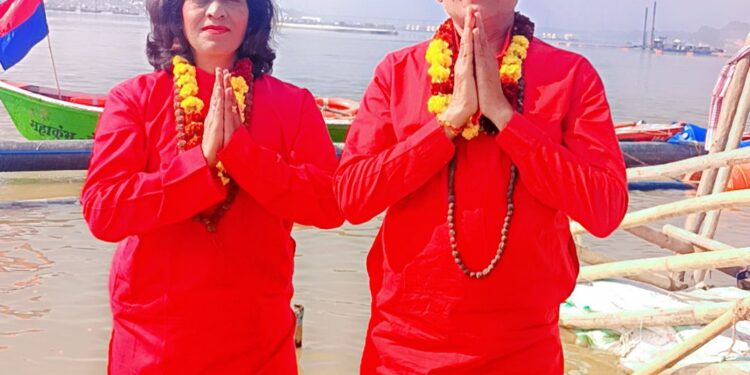 प्रयागराज महाकुंभ में समाजसेवी अधिवक्ता मंजूषा गौतम ने स्नान कर वहां की सर्व सुविधाओं को देखकर अभिभूत हुई
