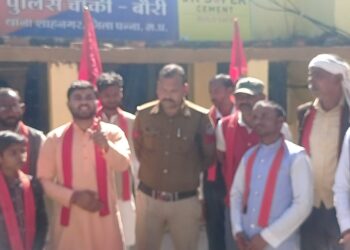 *भगवती मानव कल्याण संगठन व भारतीय शक्ति चेतना पार्टी पन्ना के धर्मयोद्धाओं ने पकड़ी अवैध शराब*