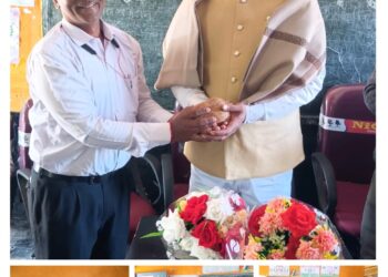 रीठी महाविद्यालय में आज हर्षोल्लाह के साथ शहीद दिवस मनाया गया,,
