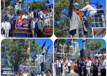 भारतीय बौद्ध महासभा द्वारा भीमा कोरेगांव दिवस समारोह का आयोजन भीमा कोरेगांव शौर्य दिवस स्वाभिमान का प्रतीक -एड.लोखंडे
