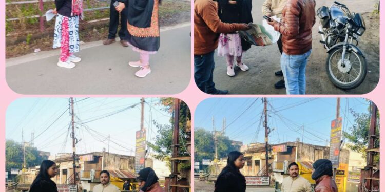 *शहर की सफाई व्यवस्था में कसावट लाने कड़ाके की ठंड की परवाह किये बिना फील्ड में उतरी निगमायुक्त प्रीति यादव*