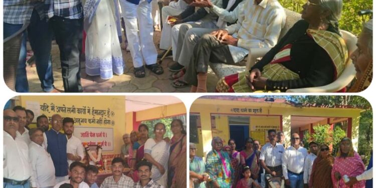 *भारतीय बौद्ध महासभा द्वारा गोधूली वृद्धाश्रम में मनाया सावित्रीबाई फूले जयंती समारोह* *गोधूली वृद्धाश्रम मे सावित्रीबाई फुले की प्रतिमा लगाये जाने की मांग- एड. लोखंडे*