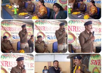 *सनराईज हाई स्कूल, चंदन नगर में लगाया गया यातायात नियमों के प्रति जागरूकता सेमिनार*