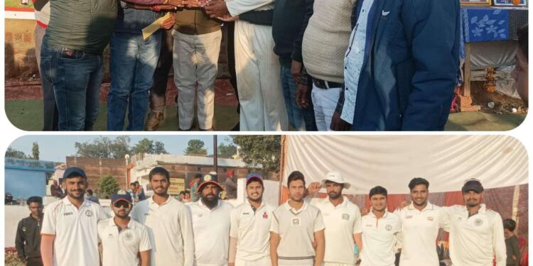 जम्मू काश्मीर को शिकस्त कर सेमीफाइनल में पहुँची नागपुर  सीधी और नरसिंहपुर के बीच खेला जाएगा पहला सेमीफाइनल मैच,उमरियापान के अँधेलीबाग खेल मैदान में चल रही लैदर बॉल क्रिकेट प्रतियोगिता