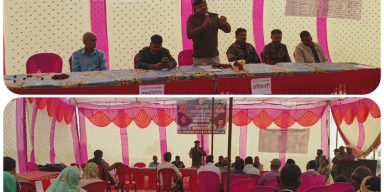 *अवैध कार्यों की सूचना देने वाले का नाम रहेगा गोपनीय* *ग्राम मदनपुरा में कुठला पुलिस का जागरूकता अभियान*