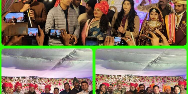 यातायात पुलिस ने सोशल पुलिसिंग के आधार पर निर्धन कन्या का कन्यादान कर संपन्न करवाया विवाह*