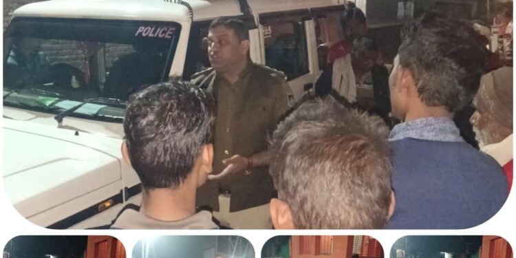 *यातायात जागरूकता एवं साइबर क्राइम को लेकर लोगों के बीच संवाद* *आपराधिक तत्वों पर नकेल कसने के साथ बच्चों और बुजुर्गों से किया संवाद