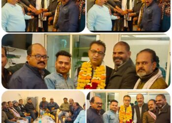 सरस्वती शिशु मंदिर के पूर्व छात्रों ने पूर्व छात्र श्याम शिवहरे को भाजपा जिलाध्यक्ष बनने पर स्वागत सम्मान किया.