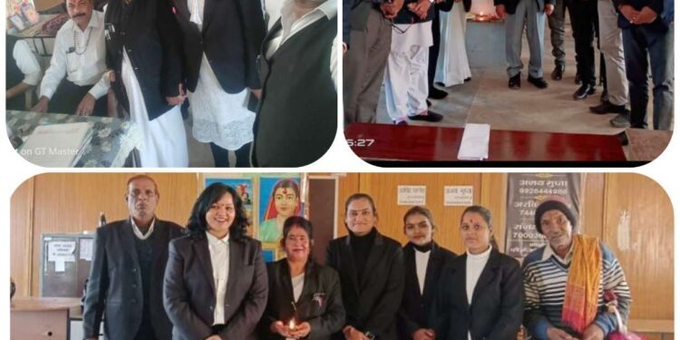 .* *समाजसेवी व अधिवक्ता रेखा अंजू तिवारी के नेतृत्व में जिला सत्र न्यायालय परिसर पर नेता सुभाषचंद्र बोस की जंयती पर विचार गोष्ठी का आयोजन.