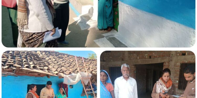 जिले की समस्त जनपद पंचायतों में प्रधानमंत्री आवास योजना (ग्रामीण) के अंतर्गत आवास प्लस दो के तहत सर्वेक्षण कार्य प्रगति पर  जिला पंचायत के सीईओ श्री गेमावत द्वारा नामांकित 58 नोडल अधिकारी 407 ग्राम पंचायतों में भ्रमण कर,पात्र हितग्राहियों का करेंगे चयन