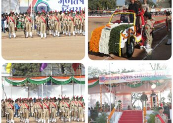 *एनसीसी मार्चिंग दल को शील्ड प्रमाण पत्र देकर किया गया पुरस्कृत*