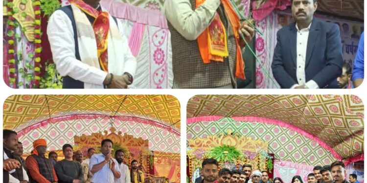 खमरिया बागरी में देवी जागरण में लगा भक्तों का जमावड़ा आज राज्य मंत्री प्रतिमा सिंह बागरी का आगमन