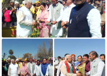 आदिवासी बाहुल्य कोठी ग्राम में हुआ राज्यपाल जी का आगमन बैगा समाज के लोगों से किया संवाद