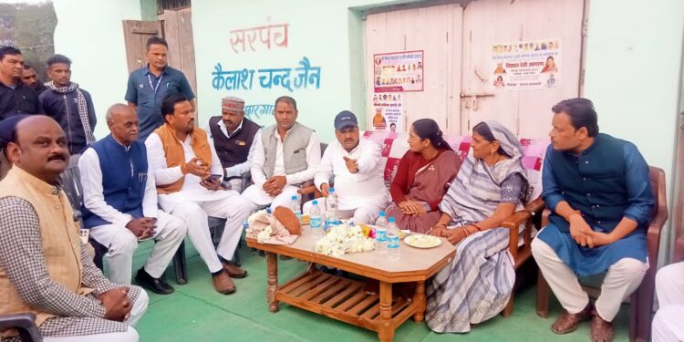 कछार गांव बड़ा में हुआ राज्य मंत्री प्रतिमा सिंह का भव्य स्वागत
