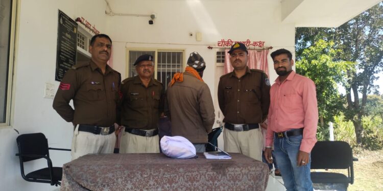 *पुलिस चौकी सिलौडी पुलिस व्दारा अवैध मादक पदार्थ गांजा के आरोपी को किया गिरफ्तार*