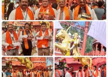 *छत्रपति शिवाजी जयंती के अवसर पर शिक्षा के क्षेत्र में श्रेष्ठ कार्य करने वाले को किया गया सम्मानित*  *संजय सिन्हा प्रभारी प्राचार्य,अरविंद भट्ट बीएसी,संतोष डोंगरे जनशिक्षक एवं रेशम डिगरसे माध्यमिक शिक्षक का किया गया सम्मान*