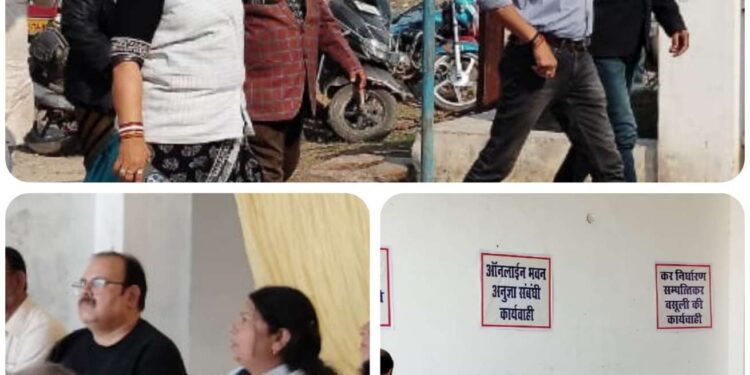 *ट्रांसपोर्ट नगर में लगाये जा रहे समस्या निवारण शिविर,महापौर एवं निगमायुक्त ने किया निरीक्षण*