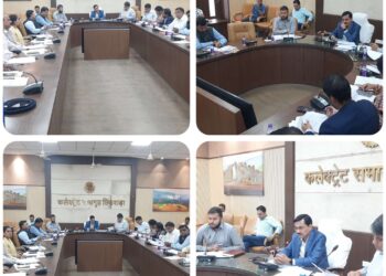 *महाशिवरात्रि पर्व पर भूराभगत में 17 से 28 फरवरी तक आयोजित होगा महादेव मेला*  *मेले की व्यवस्थाओं के संबंध में कलेक्टर श्री सिंह ने ली बैठक*