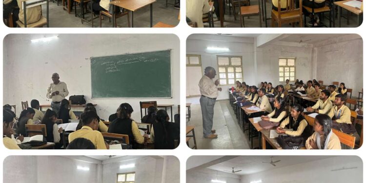 विद्यार्थियों को एकीकृत नाशी जीव प्रबंधन एवं जैविक कृषि उत्पाद प्रमाणीकरण का प्रशिक्षण दिया गया।