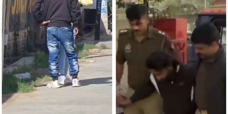 देखिए लड़की छेड़ने के बाद पुलिस क्या हाल करती है 