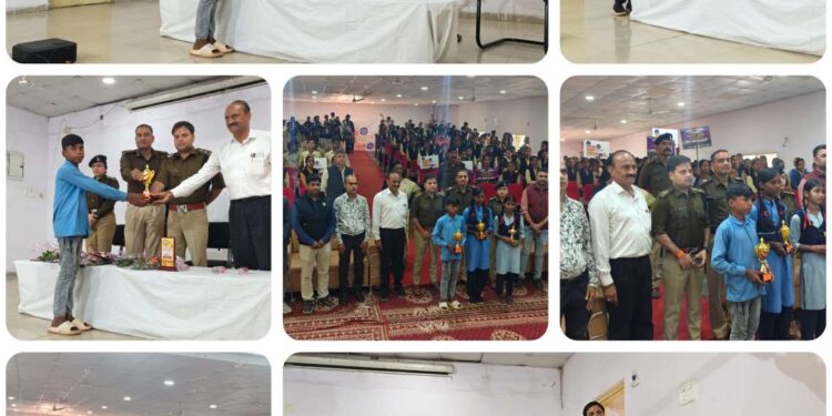 पुलिस मुख्यालय द्वारा चलाए जा रहे विशेष अभियान के तहत तिलक महाविद्यालय कटनी एंव थाना एन.के.जे. कटनी के सयुक्त रुप से साइबर जागरुकता का आयोजन किया गया