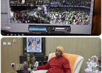 CM का वॉर रूम मुख्यमंत्री आज सुबह 4 बजे से माघी पूर्णिमा स्नान की निगरानी कर रहे हैं। DGP आईपीएस प्रशांत कुमार,