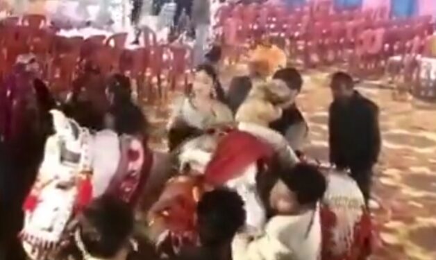 मध्यप्रदेश के श्योपुर जिले में शादी समारोह के दौरान घोड़ी पर बैठे दूल्हे की अचानक मौत हो गई VIDEO