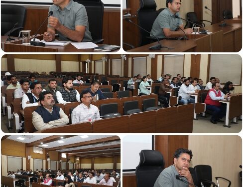 नगरीय विकास परियोजना के कार्यों में लायें तेजी – कलेक्टर श्री यादव  अनधिकृत कॉलोनाइजर के विरूद्ध दर्ज कराएं एफआईआर  नगरीय निकायों के विकास कार्यों एवं योजनाओं की समीक्षा कर कलेक्टर श्री यादव ने दिए आवश्यक निर्देश