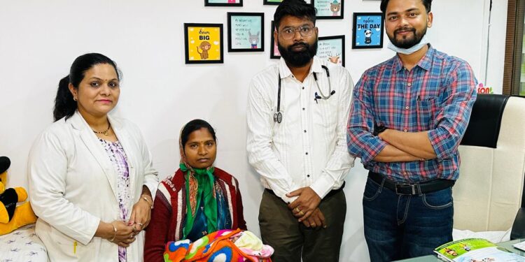 *सदय चिल्ड्रन हॉस्पीटल के डॉक्टर्स की कड़ी मेहनत से कम वजन का नवजात दो महीने में हुआ स्वस्थ*