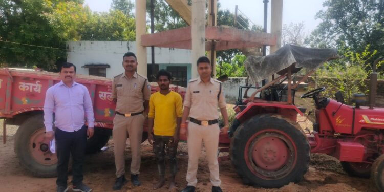 *चौकी खितौली थाना बरही जिला कटनी पुलिस एवं राजस्व टीम की अवैध रेत परिवहन करने वाले रेत माफियाओ के खिलाफ संयुक्त कार्यवाही रिपोर्टर:सुरेश सेन*