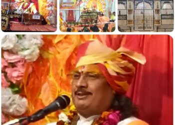 *देवेंद्रनगर में श्रीमद शिव महापुराण कथा की शुरुआत, पं. ब्रजेश जी महाराज ने दिए उपदेश*  *1 मार्च को शुरू हुआ धार्मिक आयोजन, कलश यात्रा और शोभायात्रा में बड़ी संख्या में भक्त शामिल हुए*