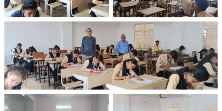 तिलक कॉलेज में सतत मूल्यांकन परीक्षा आयोजित।