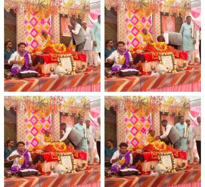 श्री राम कथा में हनुमान ने किया लंका दहन की कथा सुनकर भक्त मनमुग्ध