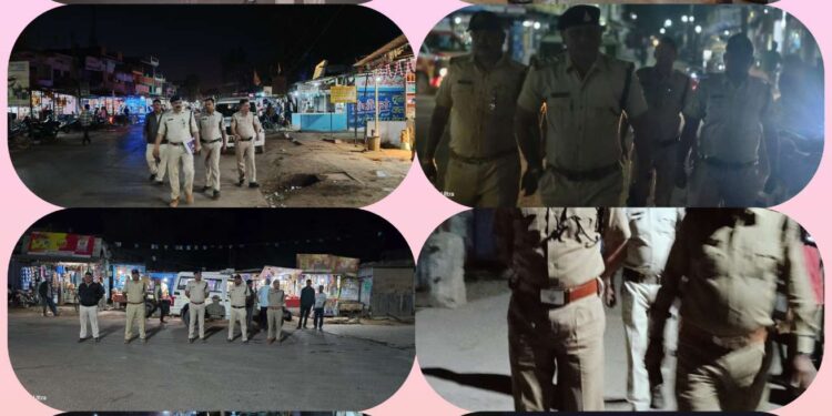 पुलिस अधीक्षक अभिजीत रंजन के निर्देशन में आगामी होली के त्योहार को दृष्टिगत रखते हुए कटनी पुलिस द्वारा आपराधिक पृष्ठभूमि के व्यक्तियों की जा रही चैकिंग