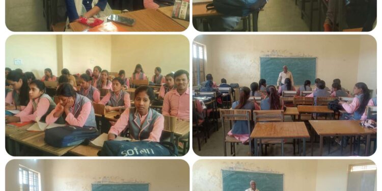 विद्यार्थियों को स्वयं का प्रतिष्ठान स्थापित करने के चरण एवं परियोजना प्रबंधन का प्रशिक्षण दिया गया।
