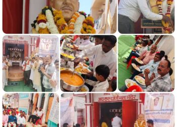 *महाव्यक्तिव देवी भक्त आचार्य चंदनलाल मेहरोलिया वाल्मीकि तिलकधारी बाबूजी की प्रतिमा अनावरण समारोह*