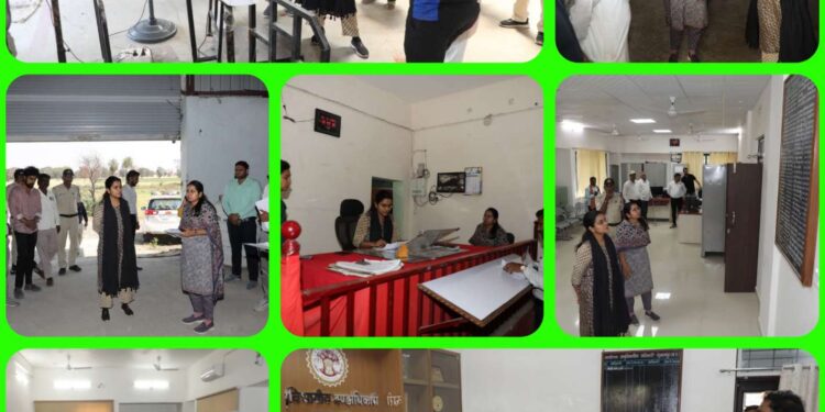 खरीदी केन्द्रों का निरीक्षण कर कलेक्टर ने किसानों के लिए मूलभूत सुविधाएं उपलब्ध कराने के निर्देश दिये