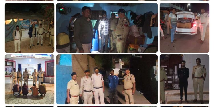 कटनी पुलिस ने आज कॉम्बिंग गस्त अभियान चलाकर 102 वारंटियों को गिरफ्तार किया। इसके अलावा 140 गुंडे, बदमाश और आदतन अपराधियों समेत संपत्ति संबंधी अपराधियों की भी चैकिंग की गई।*