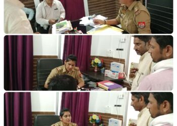 थाना समाधान दिवस में पहुंची 6 शिकायत है दो का मौके पर हुआ निस्तारण