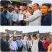 सिलौंडी में बागरी समाज ने प्रदीप अहिरवार का पुतला दहन