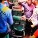 ट्रेन के अंदर होली खेलते कर्मचारियों का वीडियो वायरल हुआ था !!  शताब्दी एक्सप्रेस के एसी कोच में होली खेलने वाले 8 रेलवे कर्मचारियों को गिरफ्तार कर लिया गया, वहीं, दो कर्मचारियों को बर्खास्त कर दिया गया !!