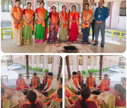 जेपीवी डी. ए.वी.विद्यालय में नवशस्येष्टि यज्ञ हर्षोल्लास मनाया गया।