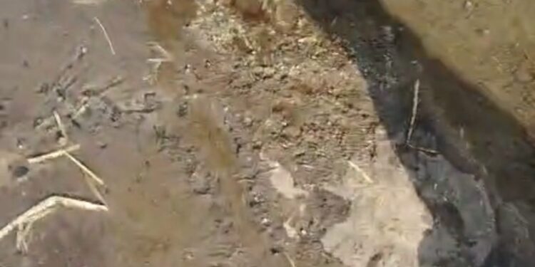 *पिपरा गांव रोड में बह रहा नल जल योजना का पानी रहवासी परेशान जवाबदार नहीं दे रहे ध्यान ग्राम पिपरा में नल जल योजना हो गई पानी रोड योजना