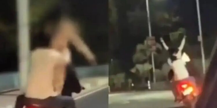 देखिए ‘पापा की परी’ का वीडियो वायरल  चलती बाइक पर स्टंट, नशे में धुत और फ्लाइंग किस! 