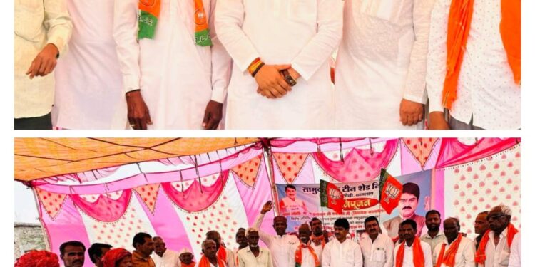 ग्राम पंचायत खमलाय में 40 लाख के कार्यों का भूमि पूजन एवं 10 लाख का लोकार्पण…..।