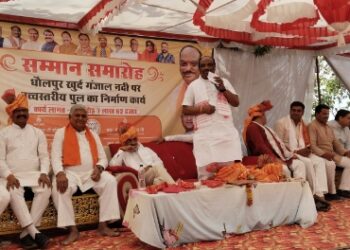 केंद्रीय मंत्री श्री उइके ने 12 करोड रुपए लागत के पुल के निर्माण कार्य का भूमि पूजन कर शुभारंभ किया*