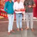 विद्युत मंडल के अधिकारी और कर्मचारियों ने मां वीरासन देवी को चुनरी अर्पित की